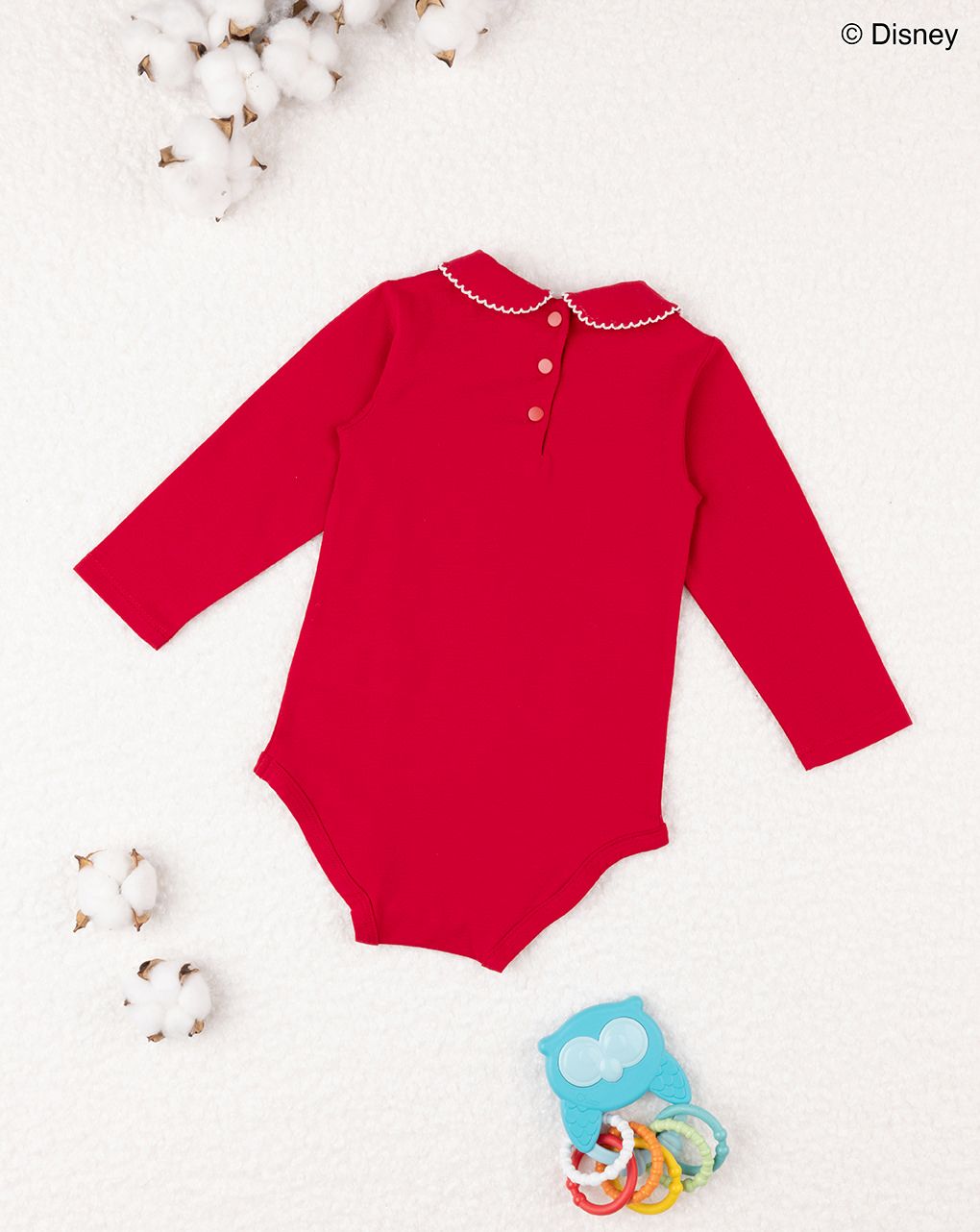 βρεφικό κορμάκι κόκκινο με τη minnie για κορίτσι - Prénatal