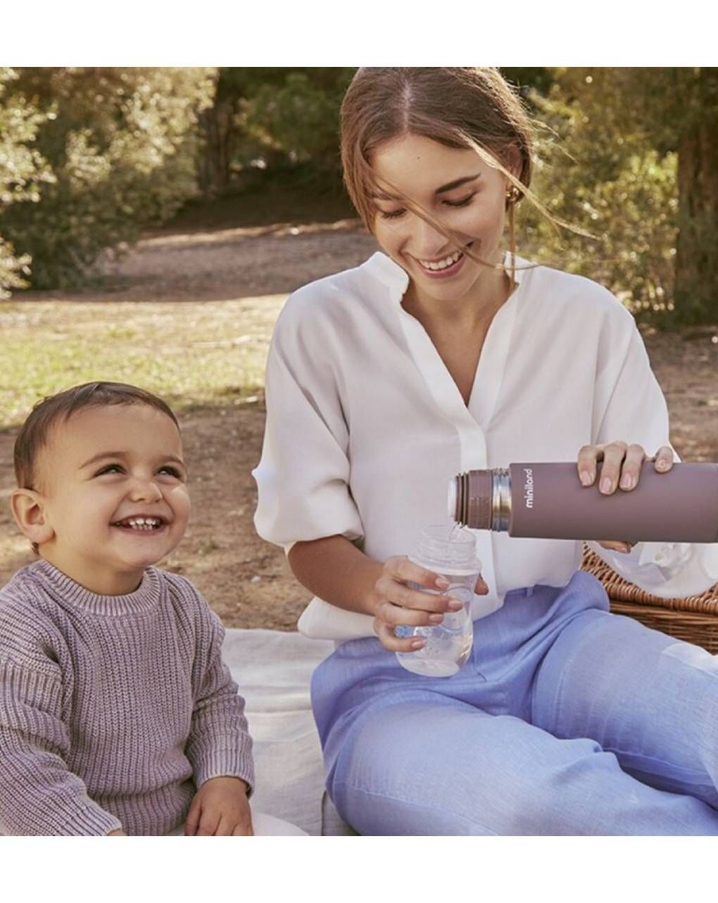 Miniland θερμός υγρών thermy leaves 500ml - Miniland