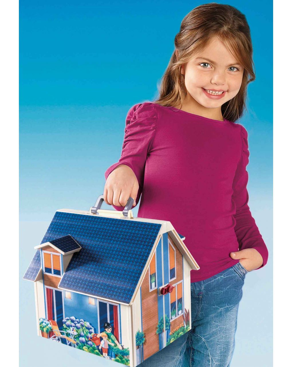 Playmobil dollhouse μοντέρνο κουκλόσπιτο-βαλιτσάκι 70985 - PLAYMOBIL : DOLLHOUS