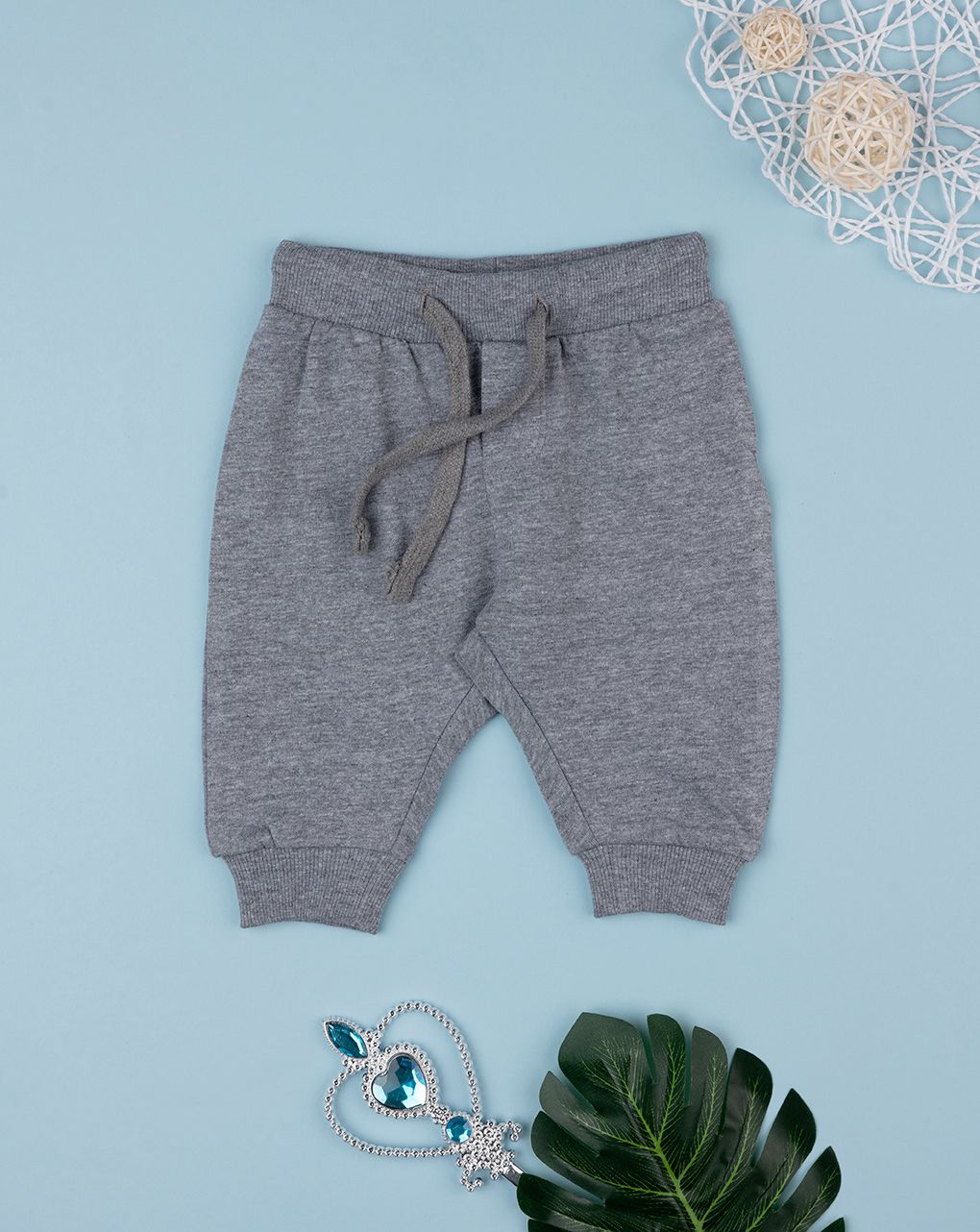 βρεφικό παντελόνι φόρμας γκρι για αγόρι - Prénatal