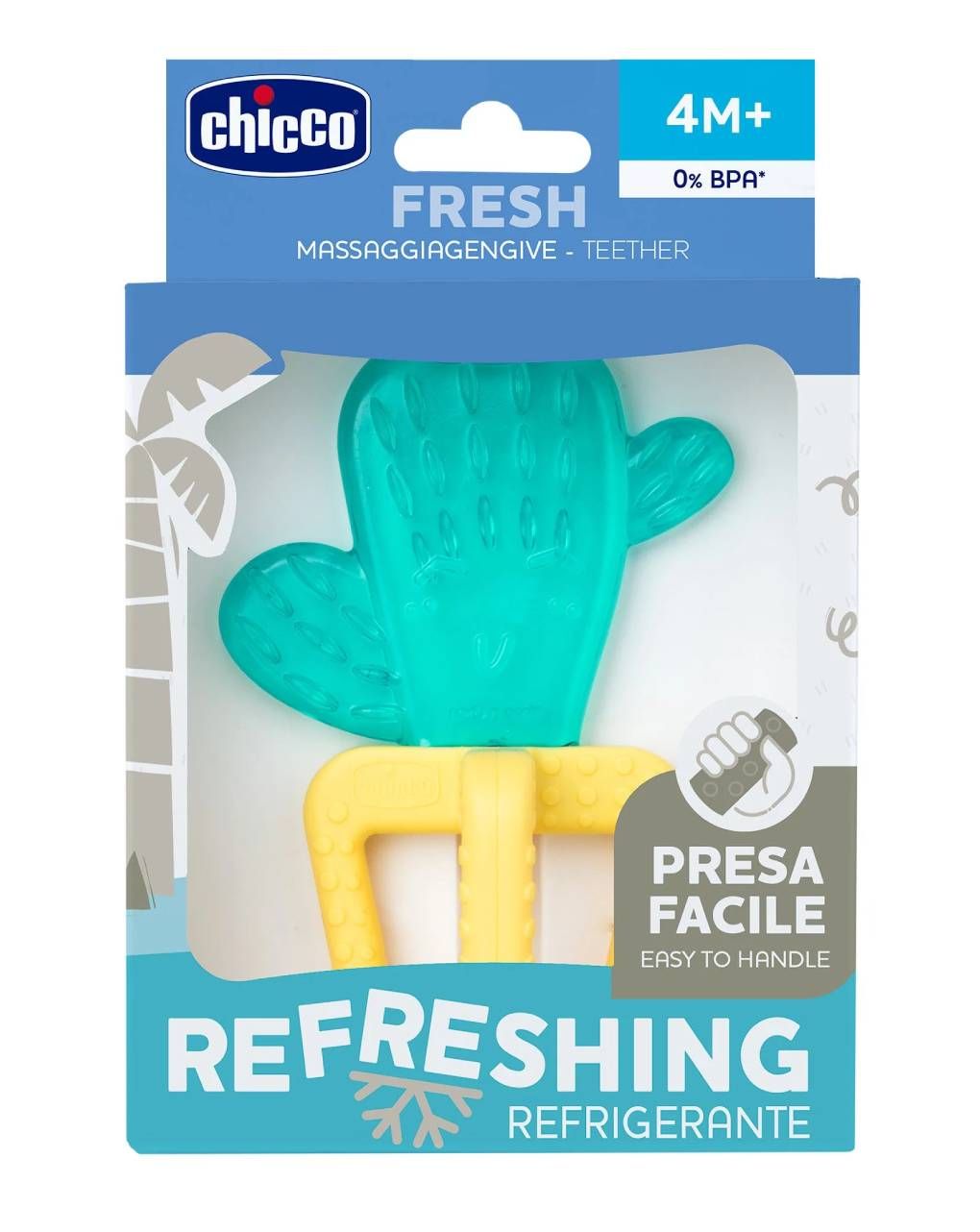 Chicco δροσιστικός κρίκος οδοντοφυΐας cactus 4μ+ - Chicco