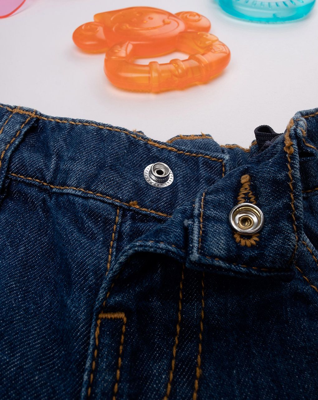 βρεφική τζιν βερμούδα σκούρο μπλε για αγόρι - Prénatal