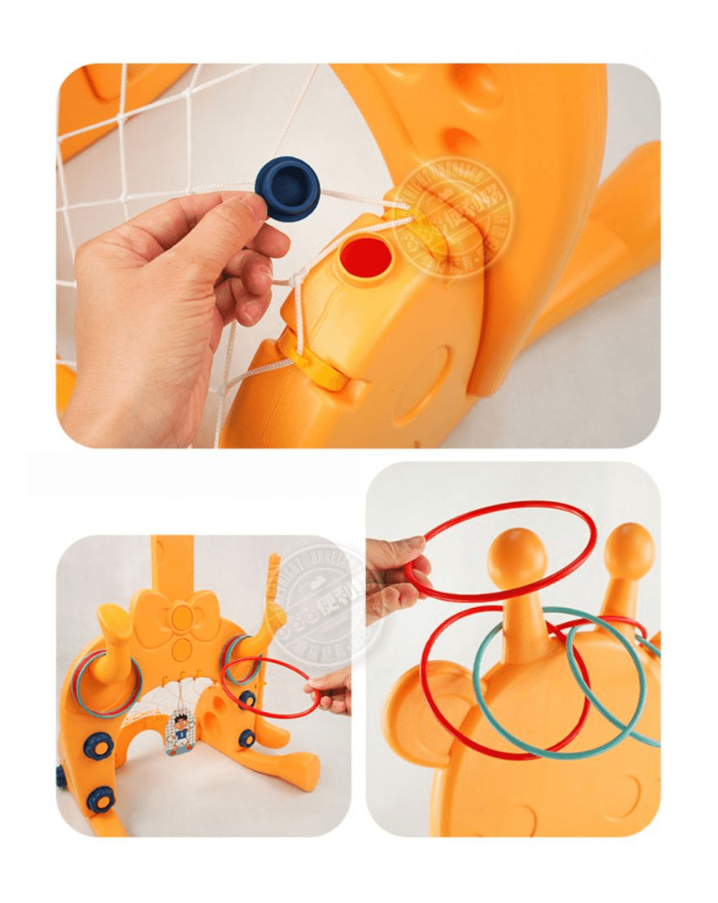 Zita toys παιδική μπασκέτα καμηλοπάρδαλη 5 σε 1 005.25871e - Zita Toys