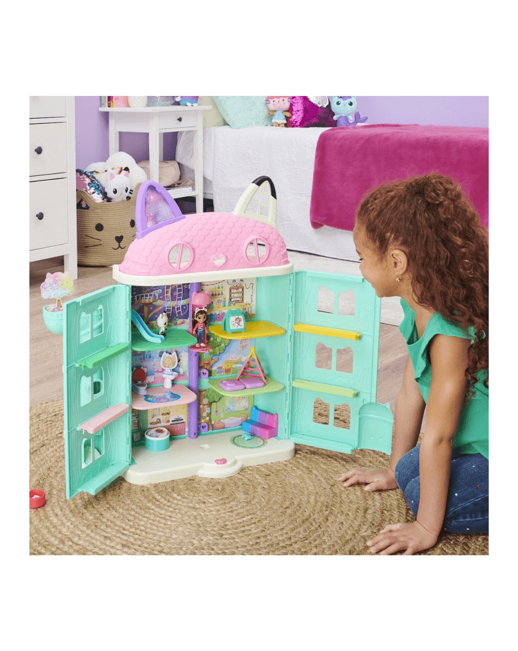 Gabby’s dollhouse – κουκλόσπιτο gabby’s purrfect dollhouse 606041 - Gabby's Dollhouse