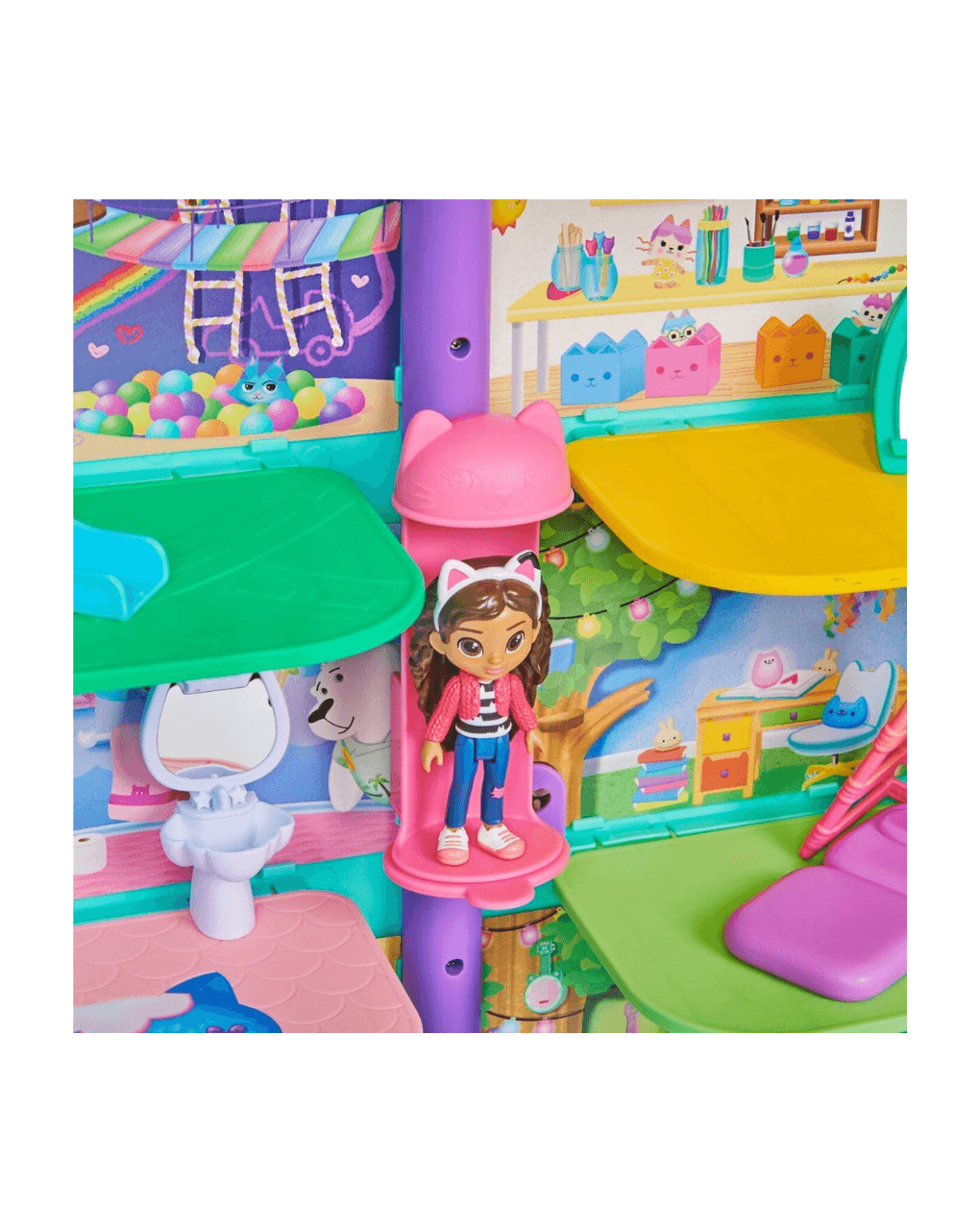 Gabby’s dollhouse – κουκλόσπιτο gabby’s purrfect dollhouse 606041 - Gabby's Dollhouse