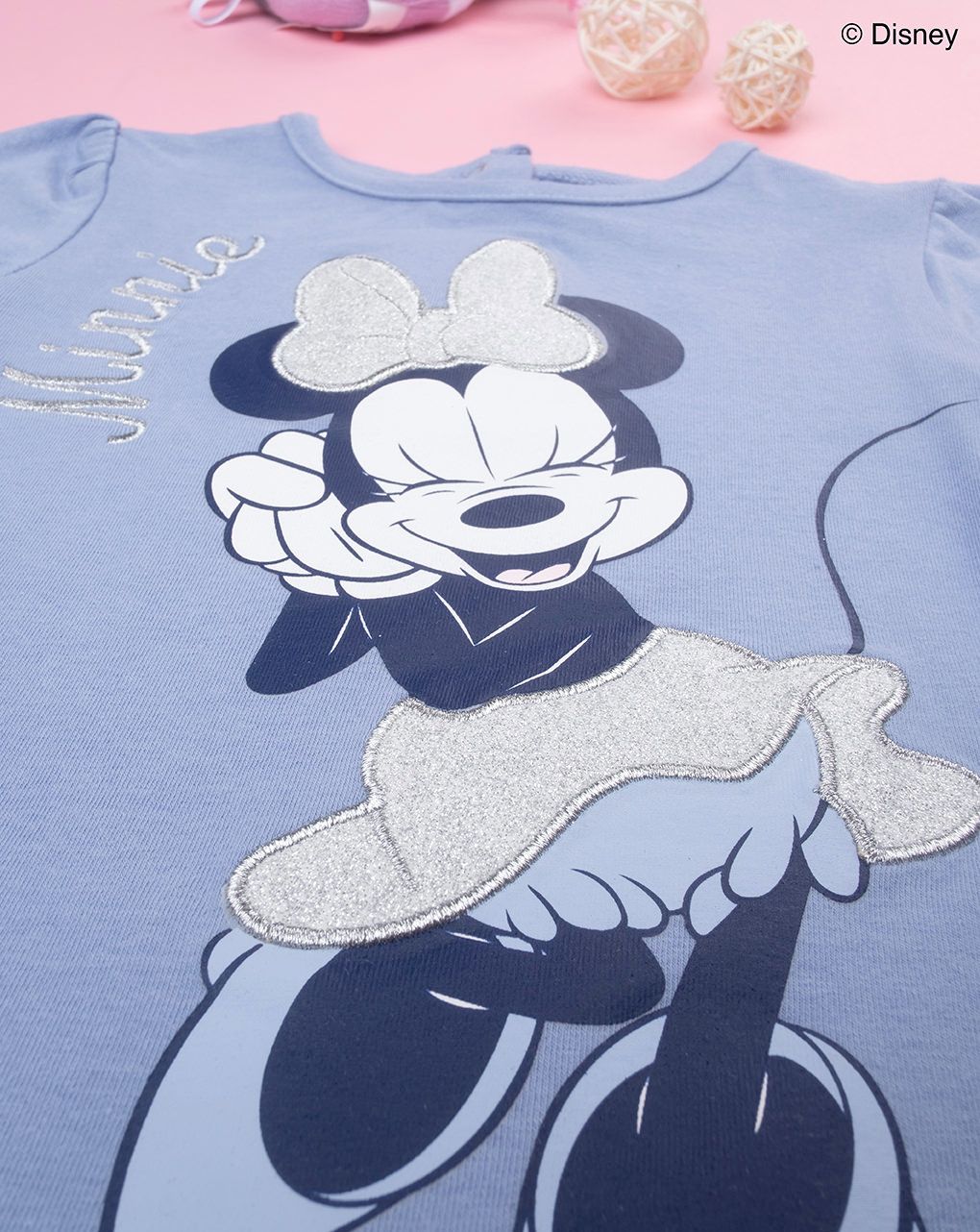 βρεφική μπλούζα μπλε με τη minnie για κορίτσι - Prénatal