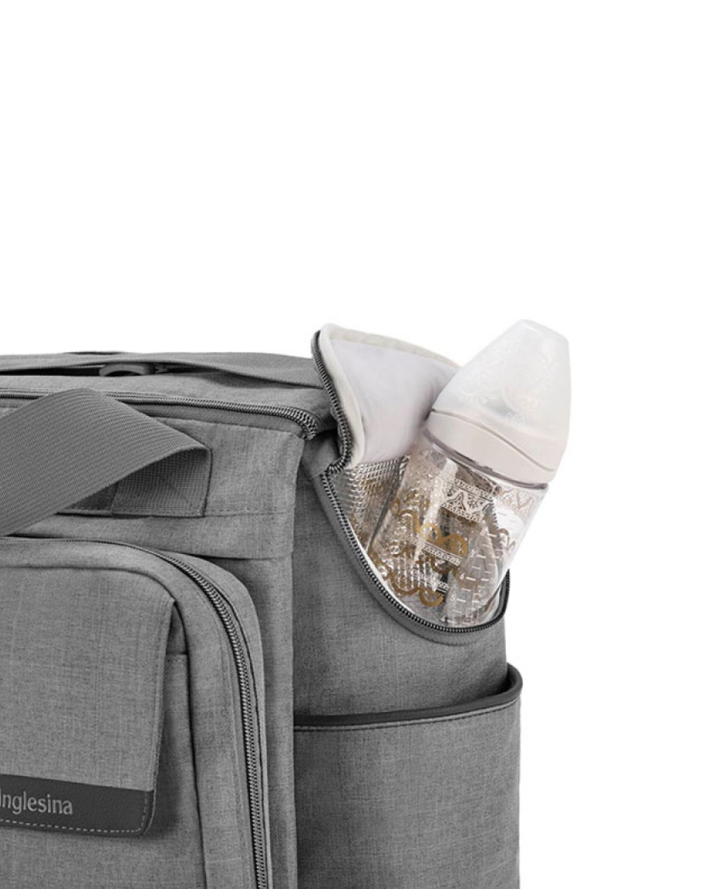 Inglesina τσάντα αλλαξιέρα dual bag για aptica silk grey - Inglesina