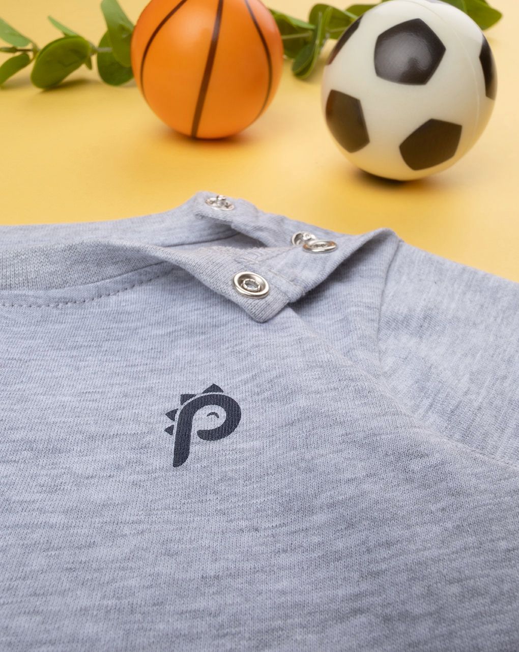 βρεφικό t-shirt γκρι p για αγόρι - Prénatal