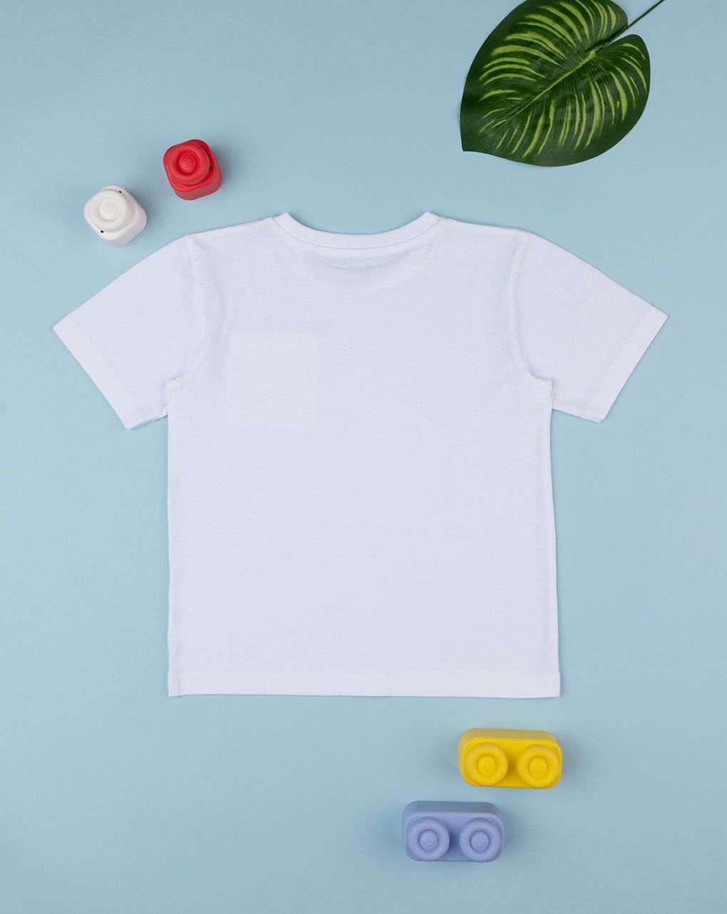 παιδικό t-shirt λευκό με τσέπη για αγόρι - Prénatal