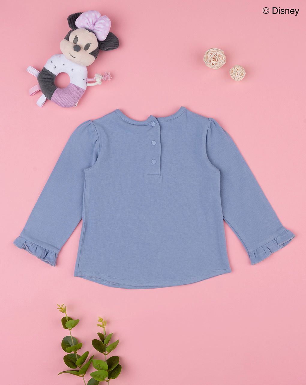 βρεφική μπλούζα μπλε με τη minnie για κορίτσι - Prénatal