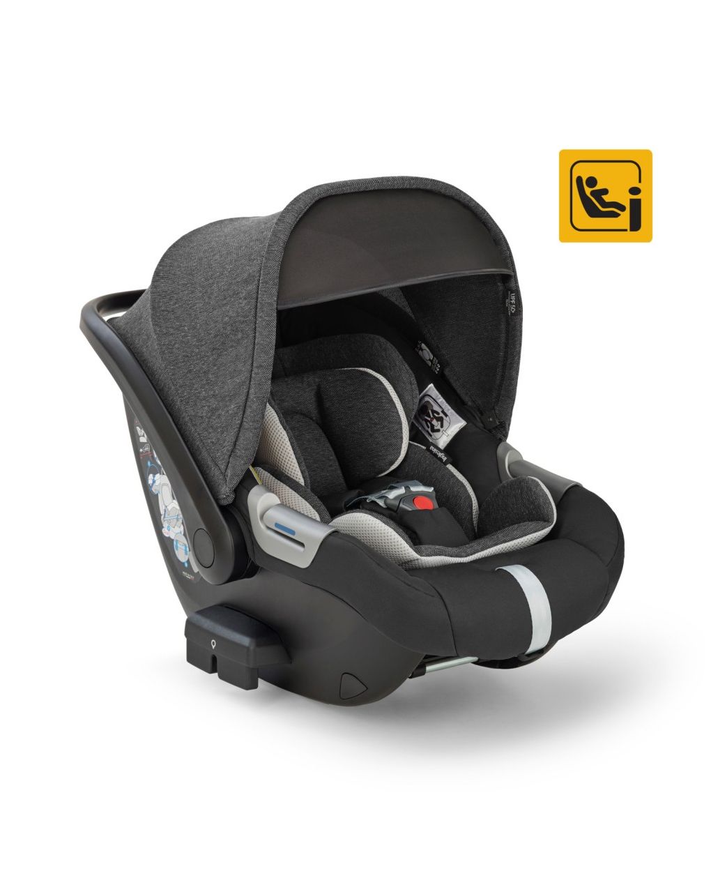 Inglesina κάθισμα αυτοκινήτου darwin infant i-size (40-75cm) electa upper black - Inglesina