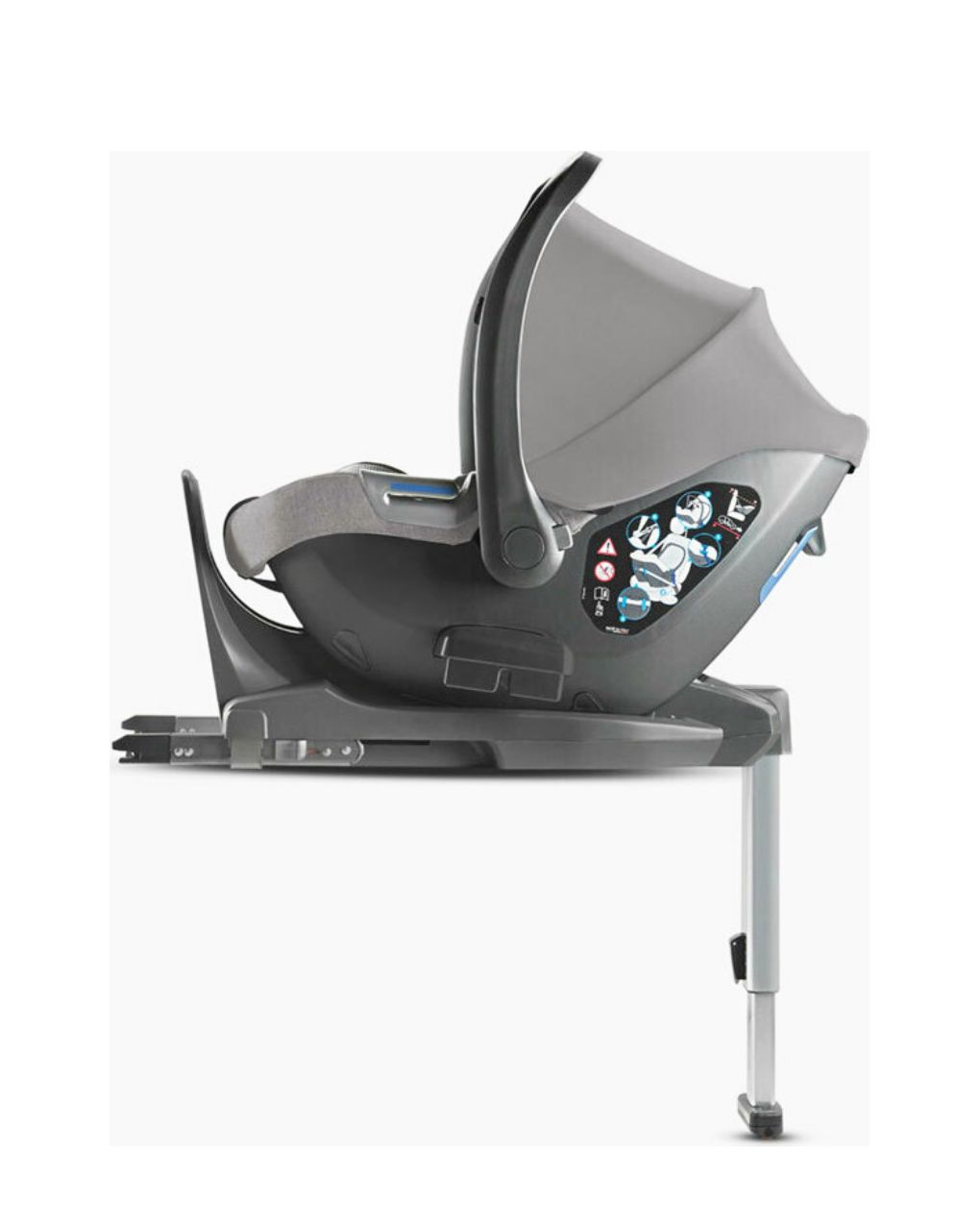 Inglesina κάθισμα αυτοκινήτου darwin infant i-size (40-75cm) aptica silk grey - Inglesina