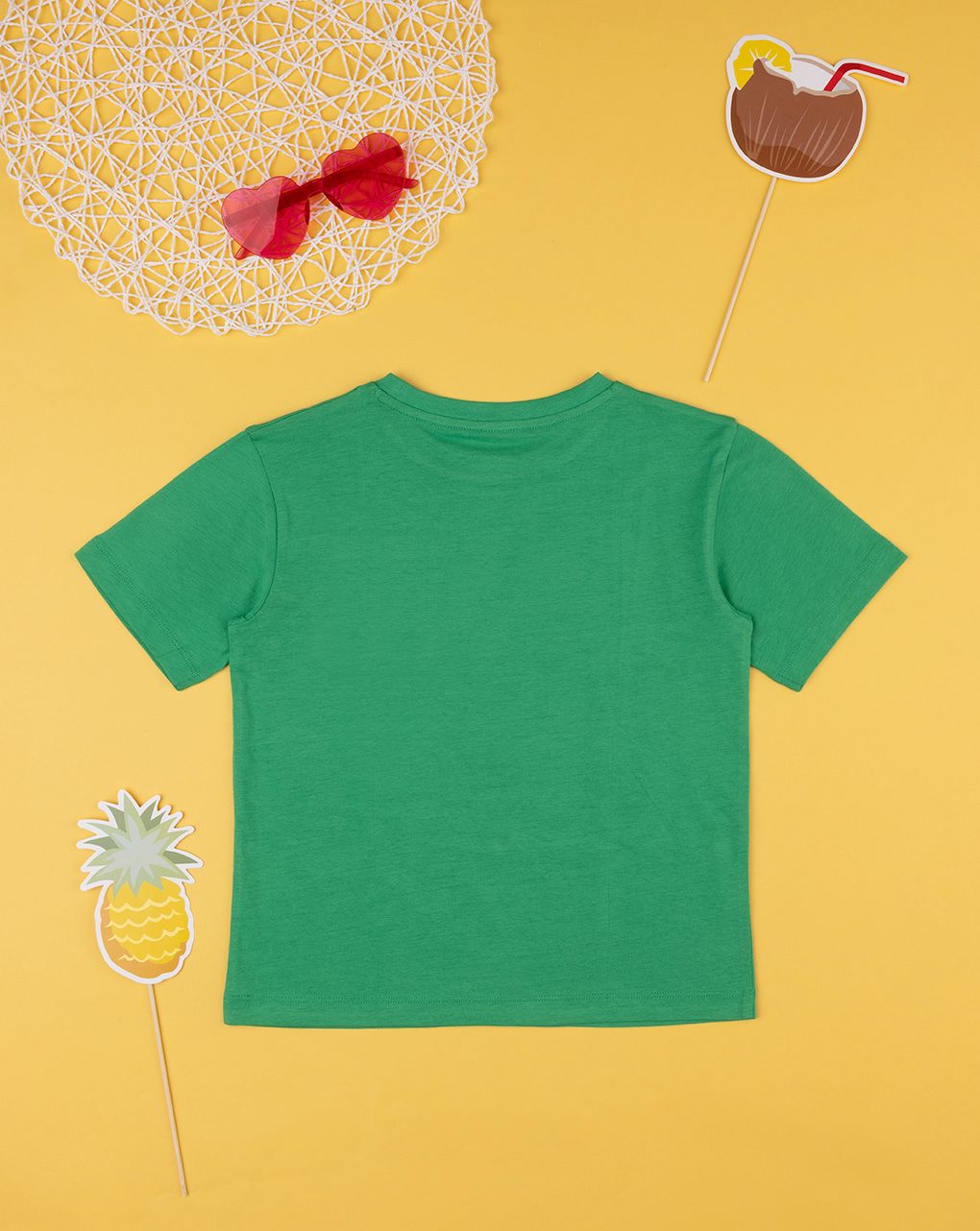 παιδικό t-shirt πράσινο με τσέπη για αγόρι - Prénatal