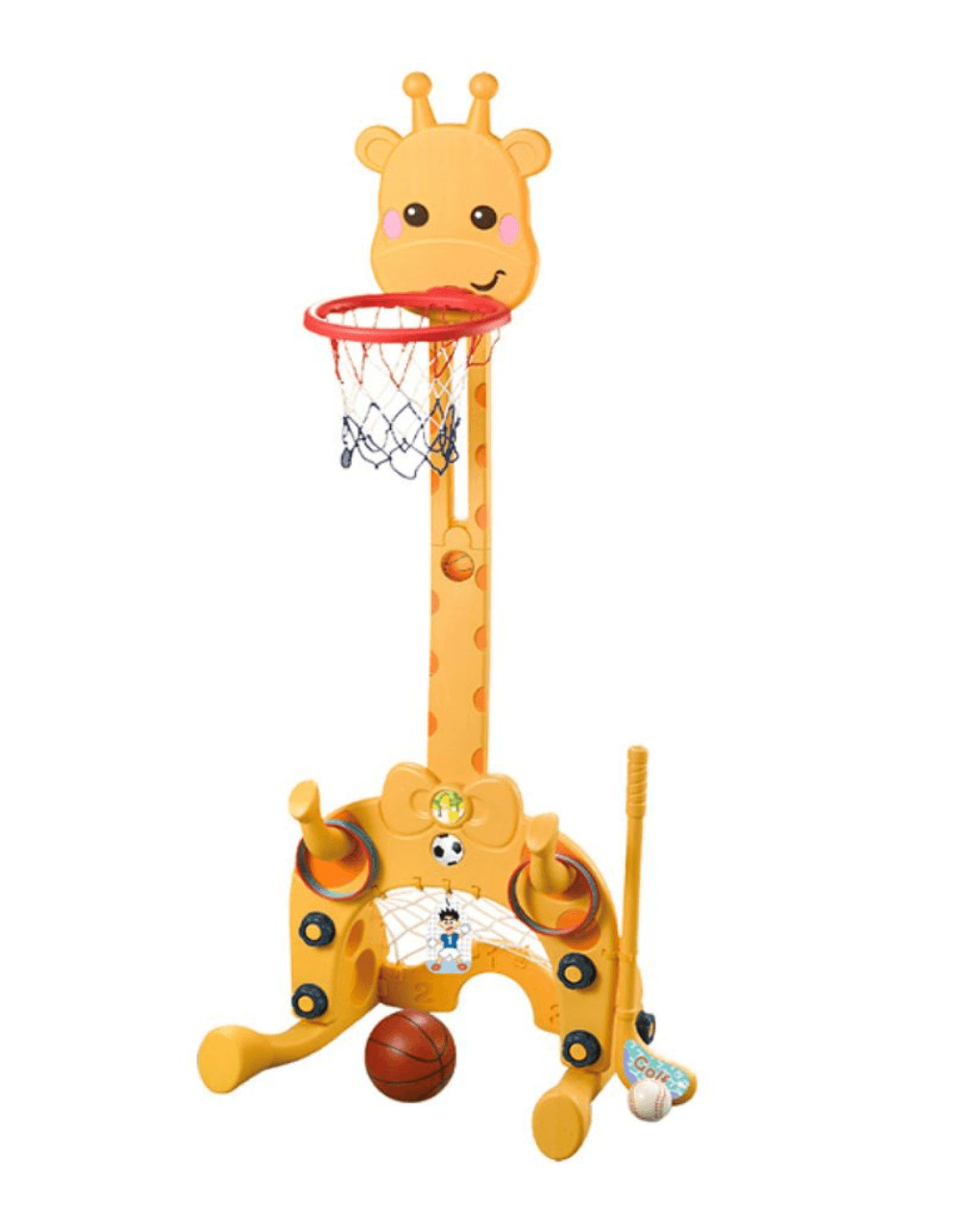 Zita toys παιδική μπασκέτα καμηλοπάρδαλη 5 σε 1 005.25871e - Zita Toys