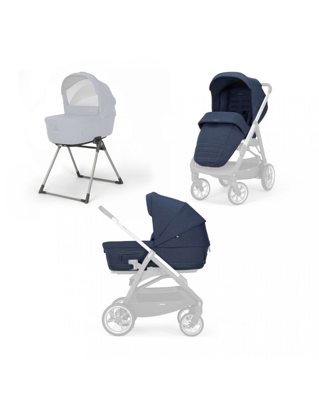 Inglesina σύστημα μετακίνησης duo aptica stroller portland blue - Inglesina