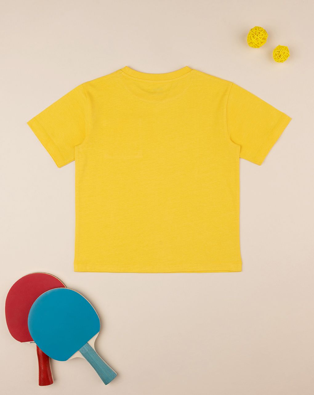 παιδικό t-shirt κίτρινο με τσέπη για αγόρι - Prénatal