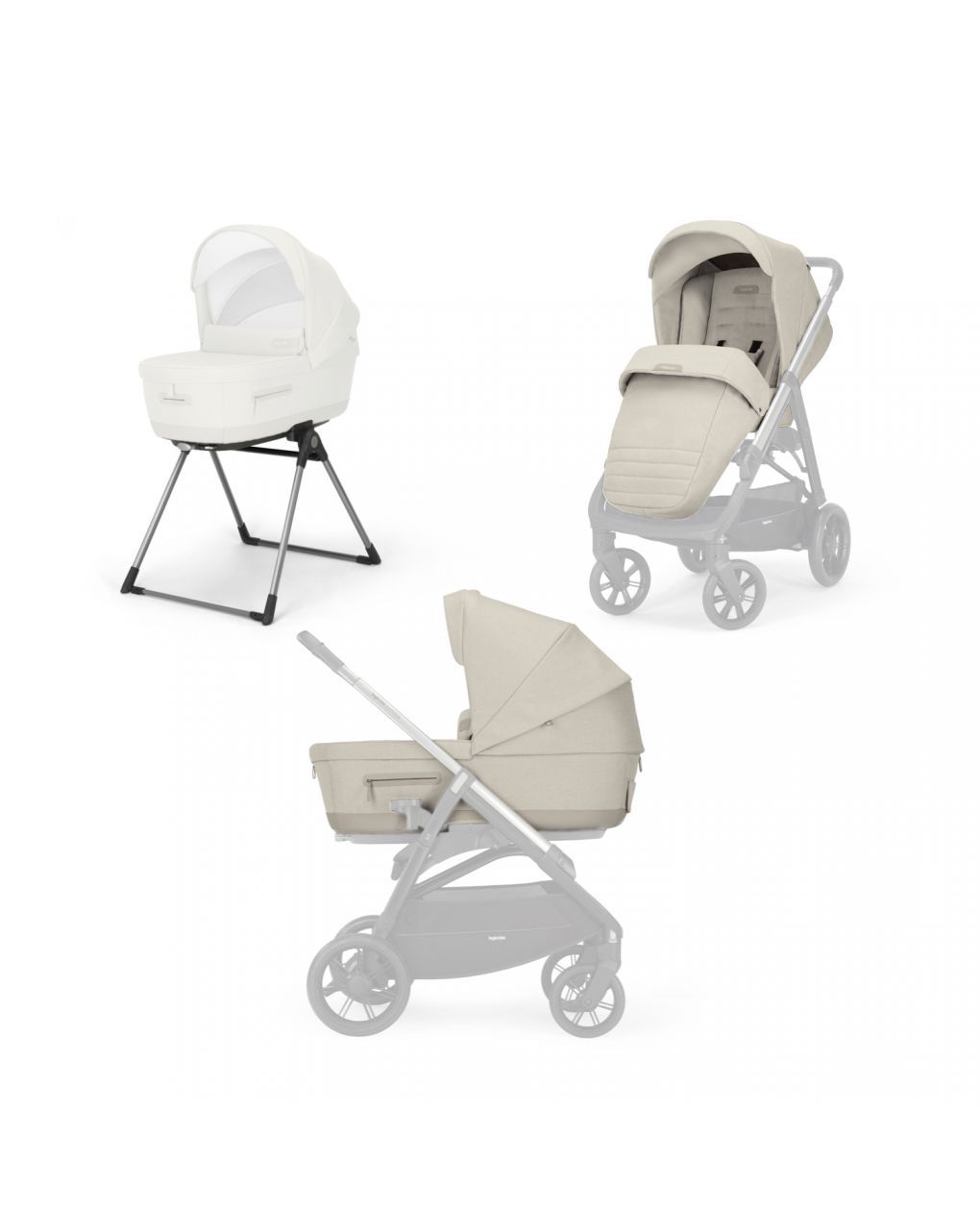 Inglesina σύστημα μετακίνησης duo aptica stroller cashmere beige - Inglesina