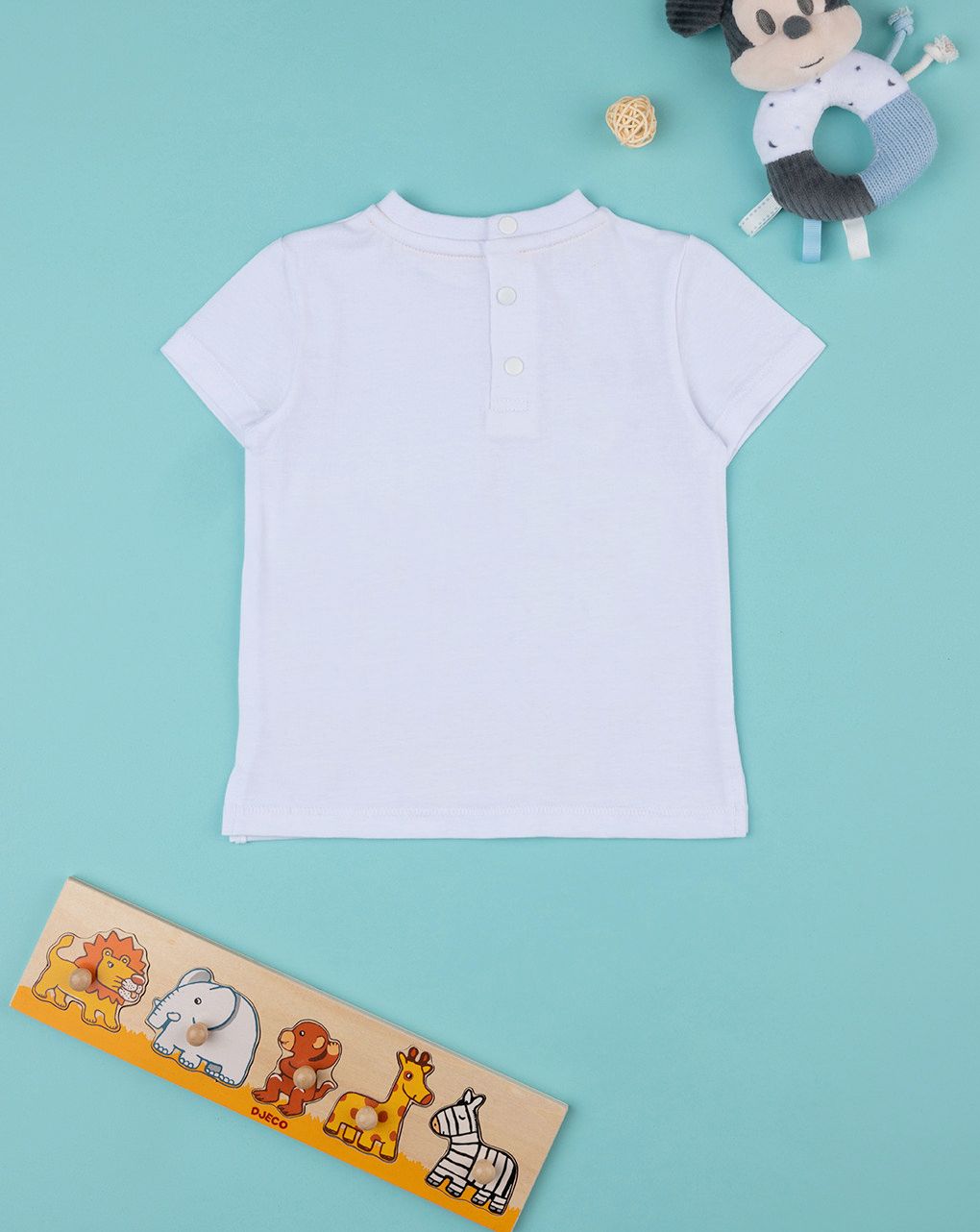 βρεφικό t-shirt λευκό με το mickey για αγόρι - Prénatal