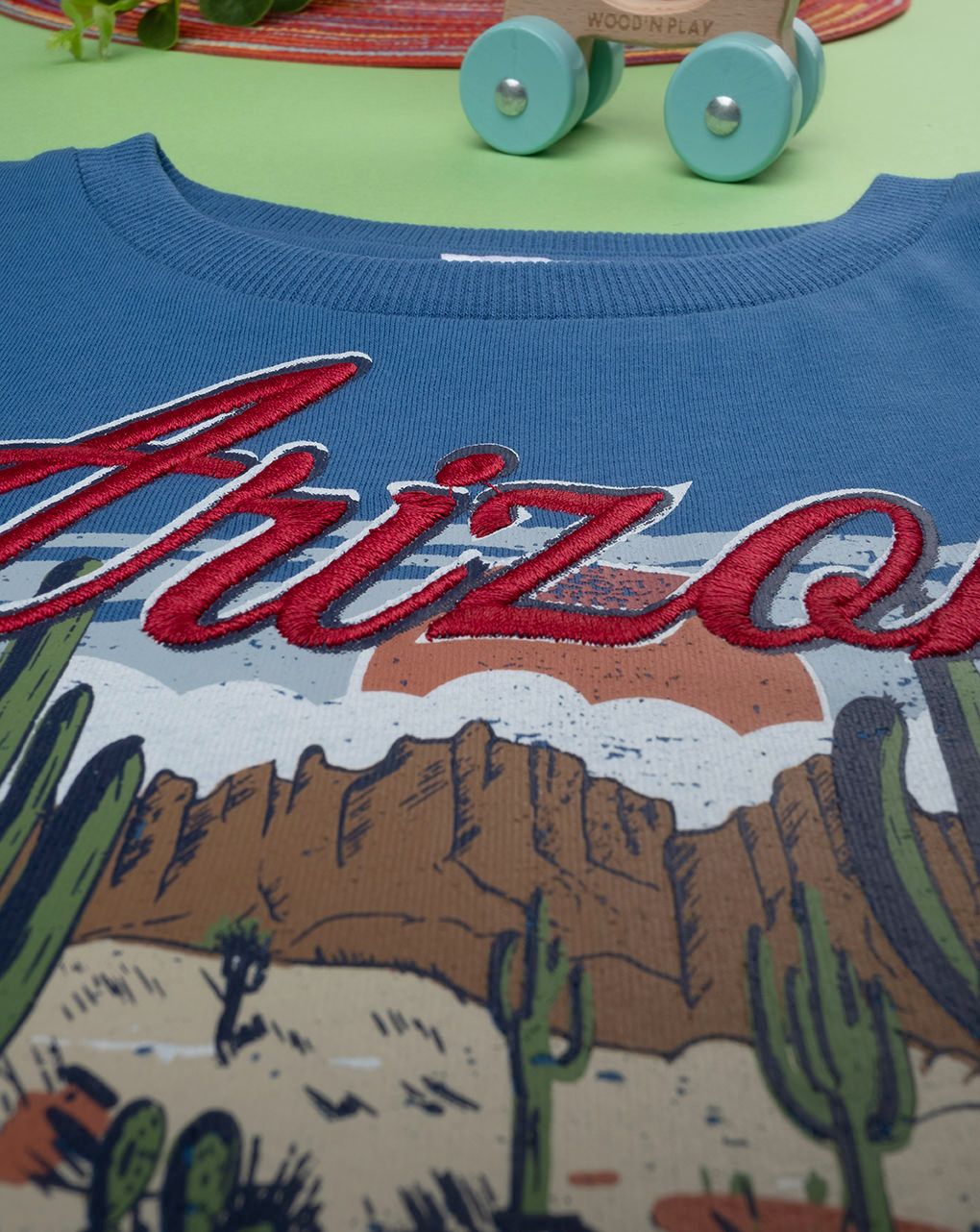 παιδικό t-shirt μπλε arizona για αγόρι - Prénatal