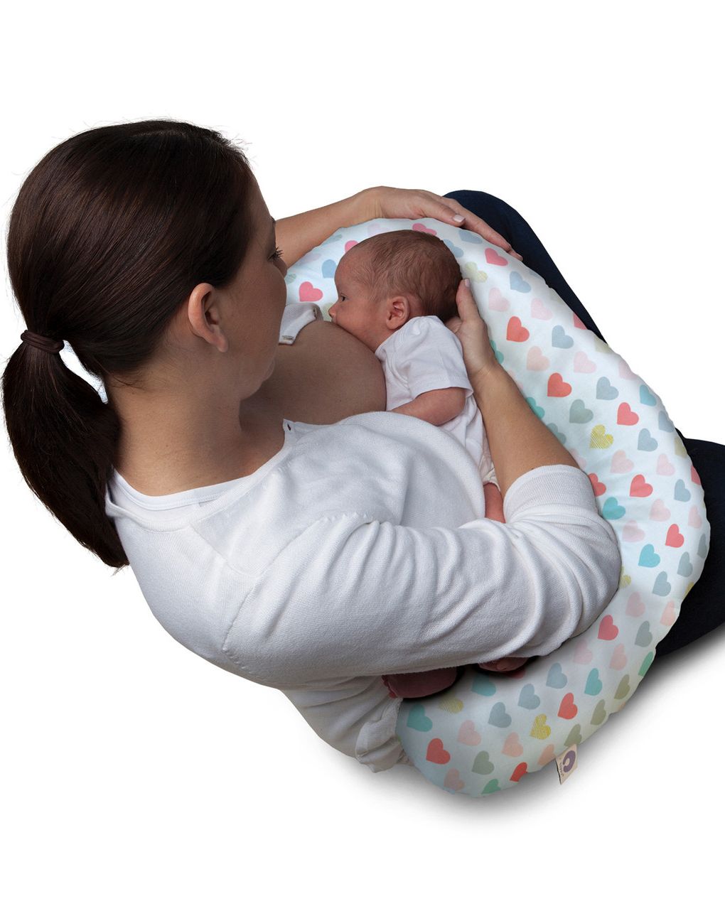 Chicco μαξιλάρι θηλασμού boppy 3 σε 1 hearts - Chicco