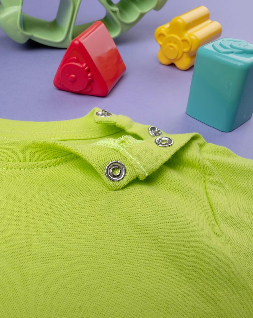 βρεφικό t-shirt λαχανί με χαμαιλέοντα για αγόρι - Prénatal