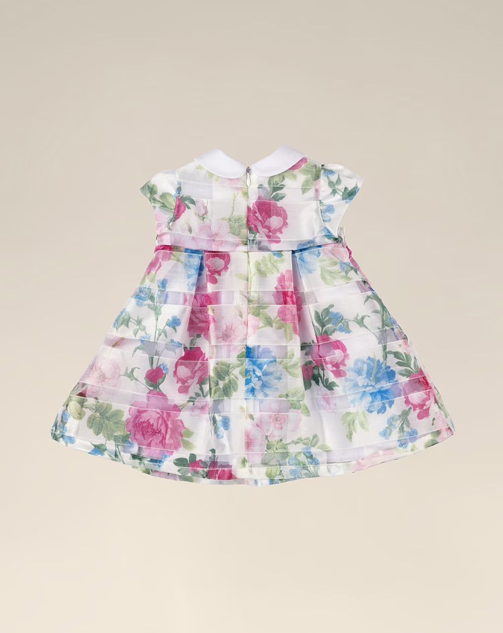 βρεφικό φόρεμα λευκό φλοράλ premium για κορίτσι - Prénatal