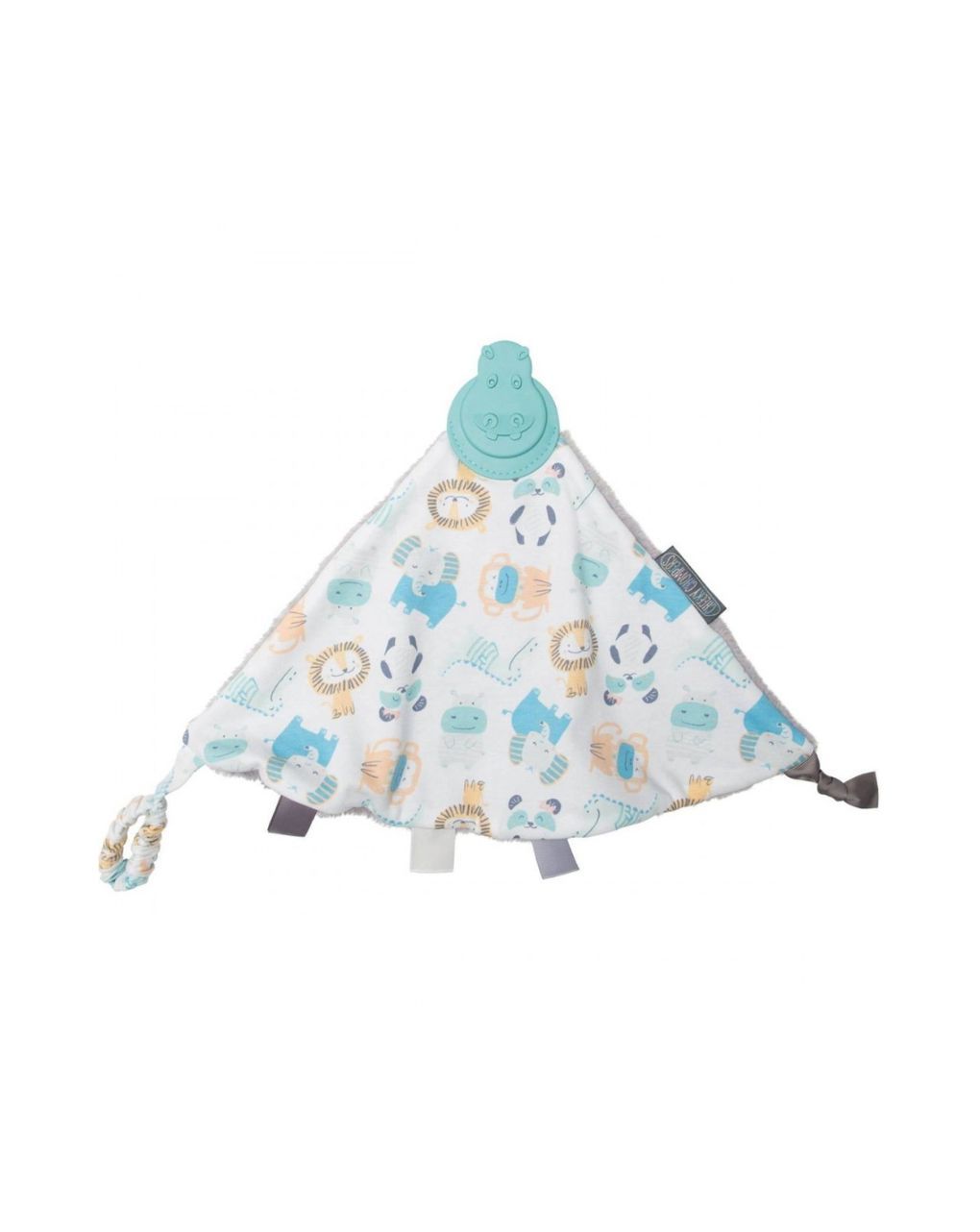 Cheeky chompers comfortchew animals, πανάκι αγκαλιάς με ενσωματωμένο μασητικό οδοντοφυΐας