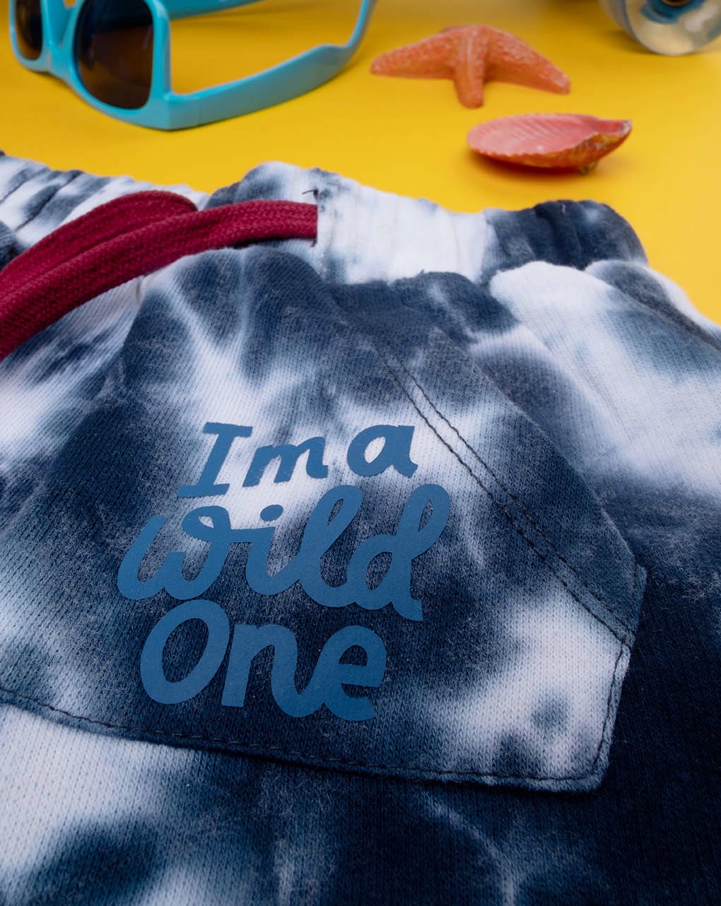 βρεφική βερμούδα tie&dye wild για αγόρι - Prénatal