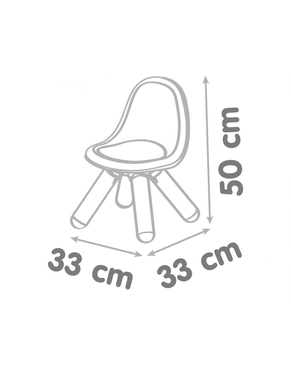 Smoby παιδικό καρεκλάκι μπλε - Smoby