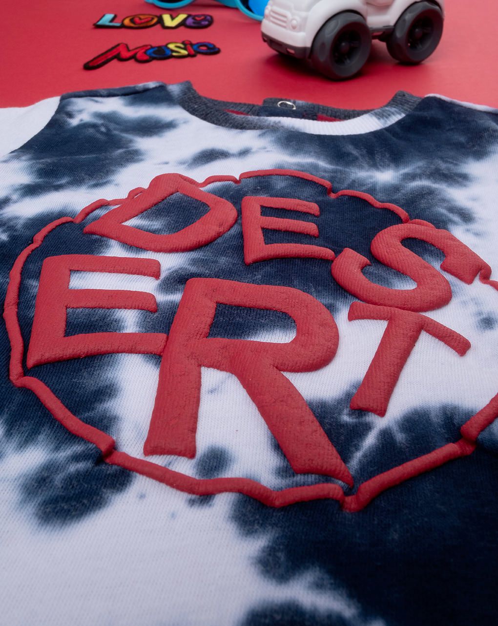 βρεφικό t-shirt tie&dye desert για αγόρι - Prénatal