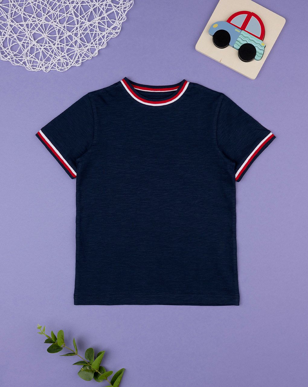 παιδικό t-shirt μπλε με ρίγες για αγόρι - Prénatal