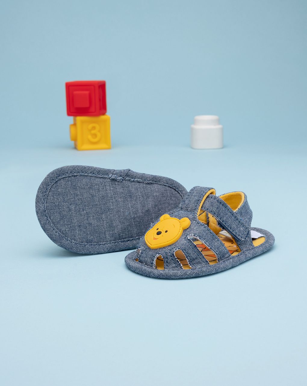 βρεφικά παπούτσια αγκαλιάς σανδάλια με το winnie για αγόρι - Prénatal