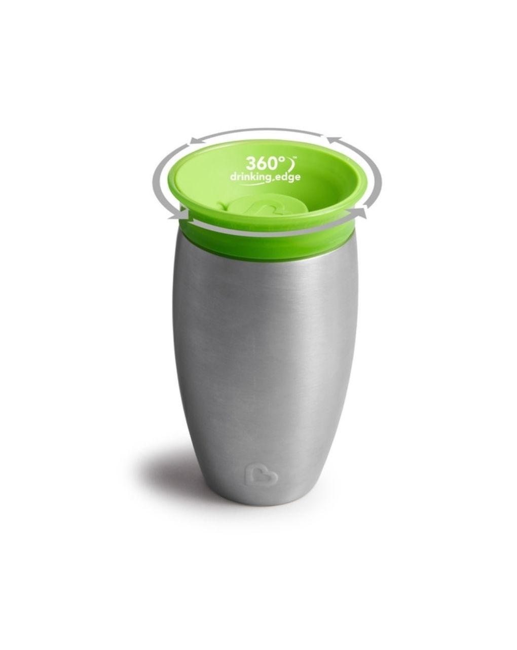 Munchkin ποτήρι miracle 360°stainless steel sippy cup 296ml green - Munchkin