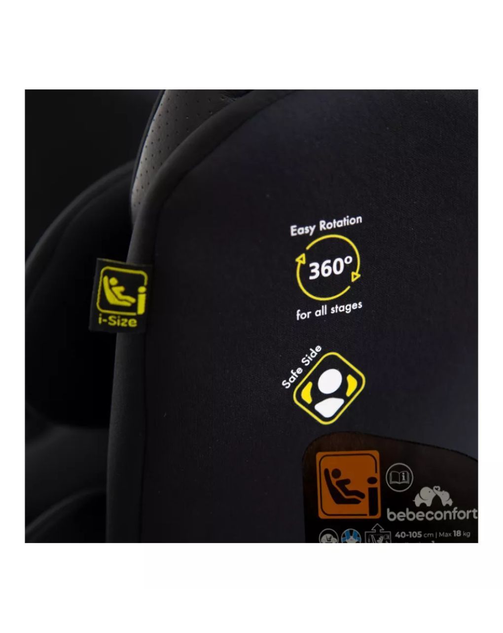 Bebe confort κάθισμα αυτοκινήτου i-next 360° i-size (40-150cm) black ur3-kx101-00 - Bébé Confort