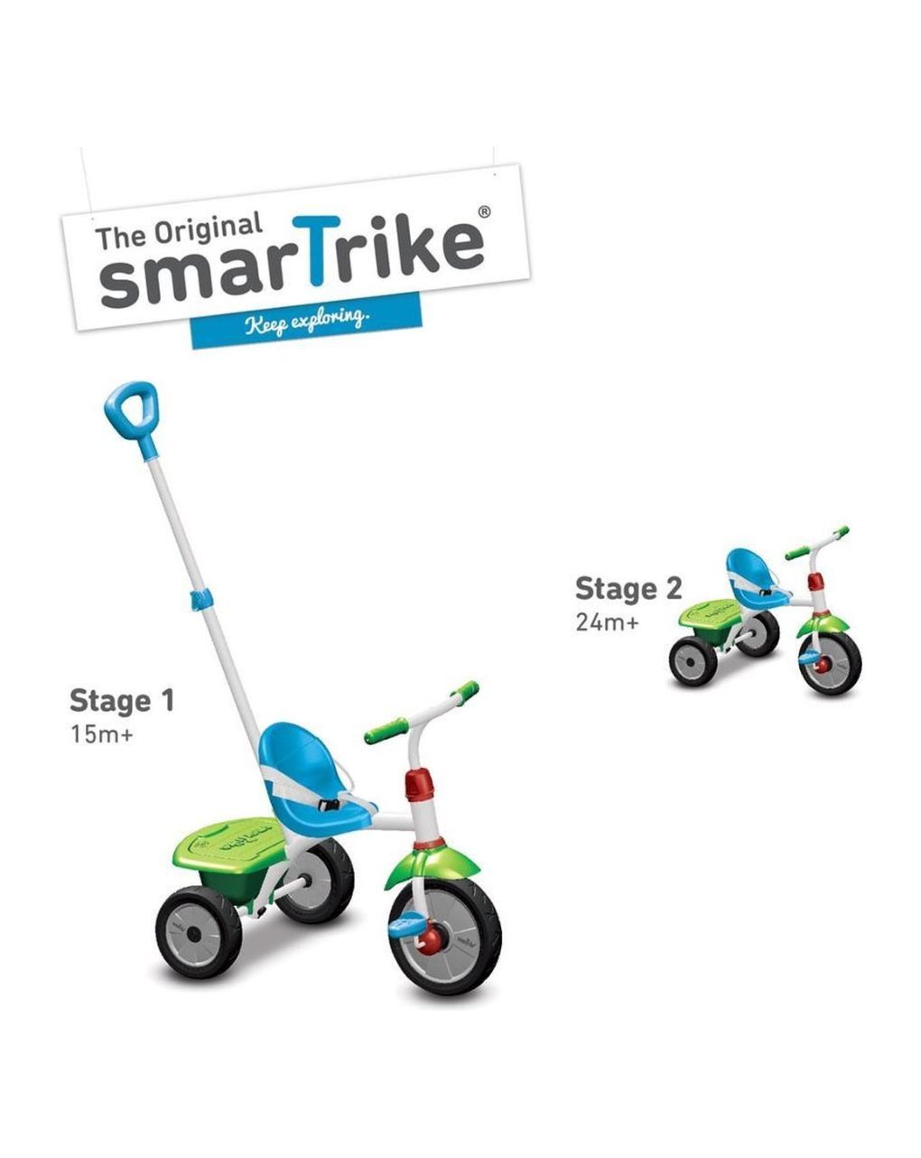 Smartrike τρίκυκλο ποδήλατο fun 2σε1 για 15μηνών+ - SmarTrike