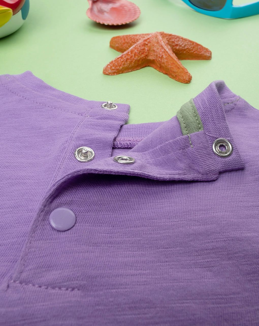 βρεφικό t-shirt λιλά sunny days για αγόρι - Prénatal