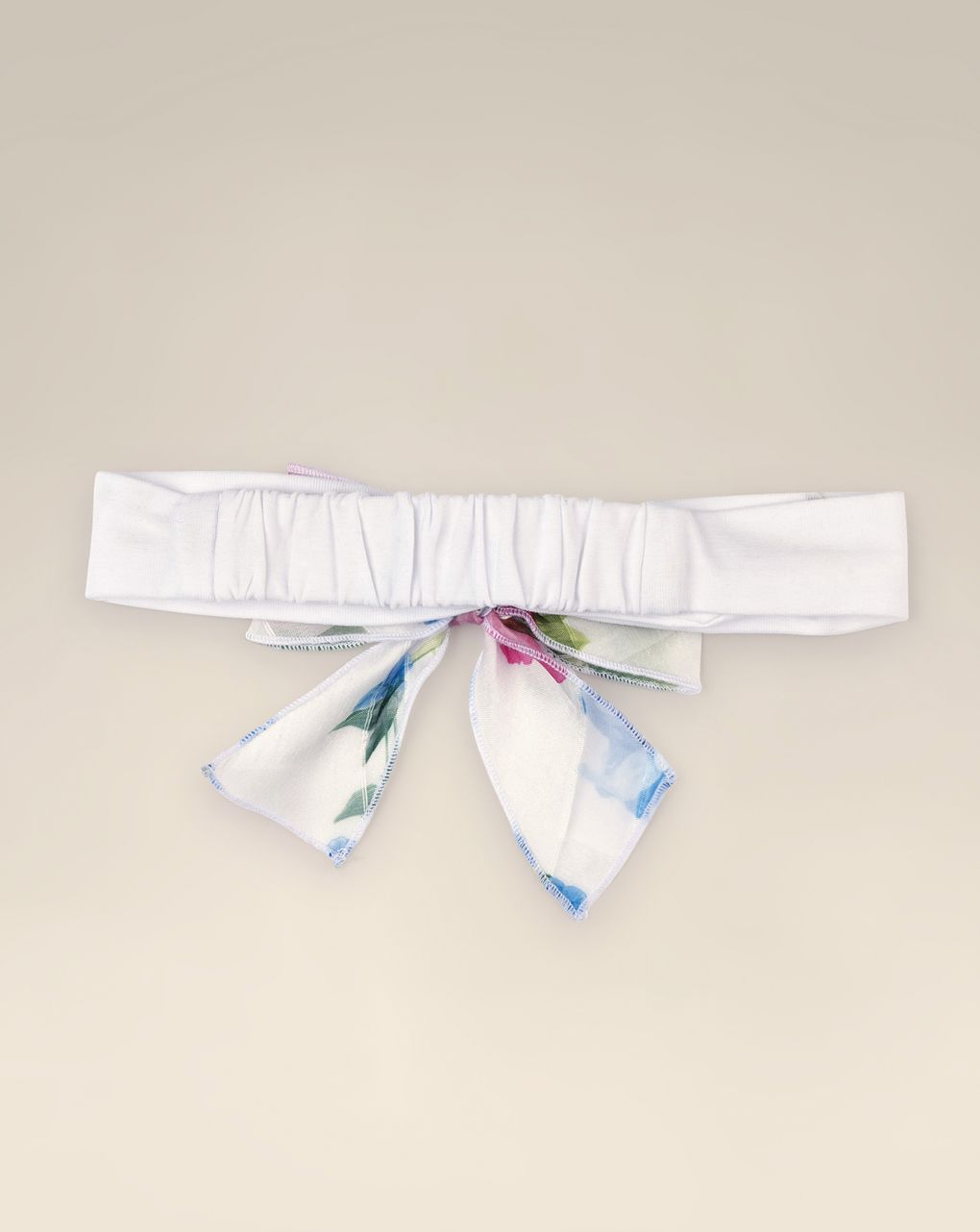 βρεφική κορδέλα μαλλιών λευκή φλοράλ για κορίτσι - Prénatal