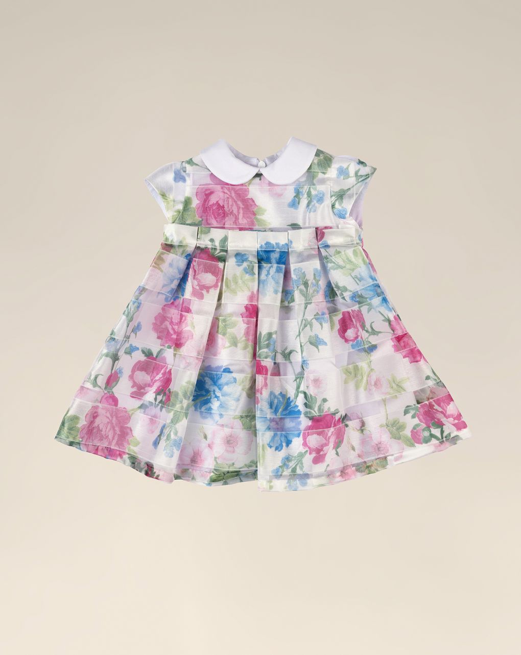 βρεφικό φόρεμα λευκό φλοράλ premium για κορίτσι - Prénatal