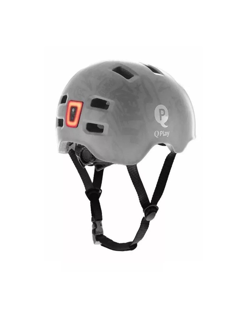 Qplay gt-air παιδικό προστατευτικό κράνος γκρι 01-2002319-01 - QPLAY