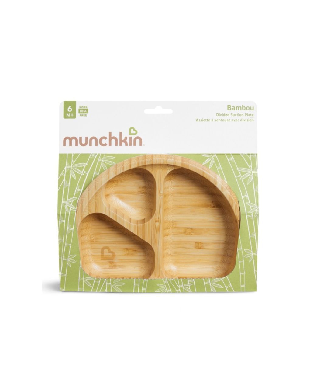 Munchkin πιάτο bambou με χωρίσματα 6m+ - Munchkin