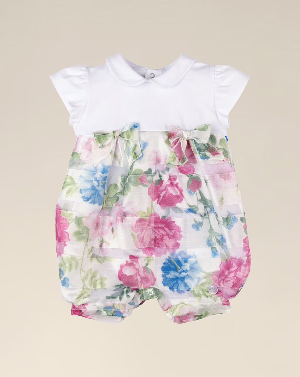 βρεφικό φορμάκι κοντό φλοράλ για κορίτσι - Prénatal