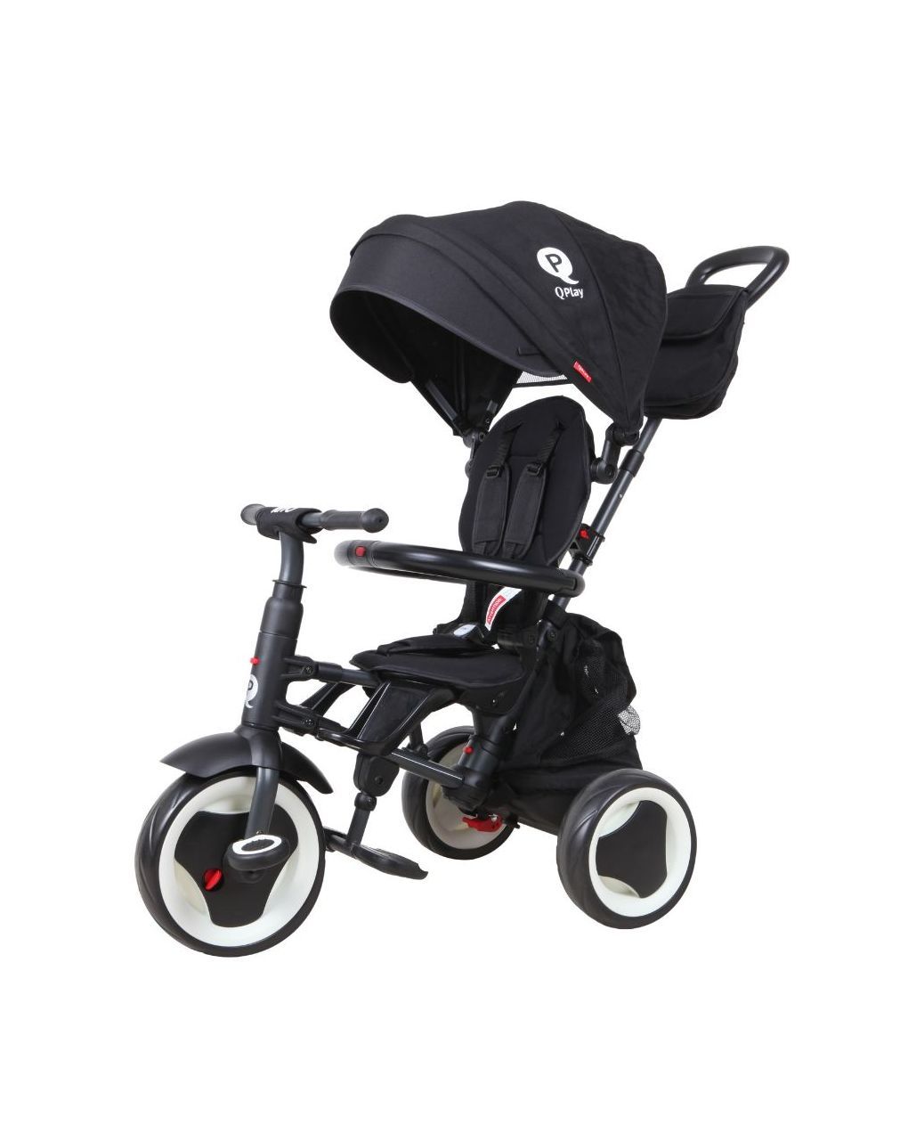 Qplay rito plus eva wheels τρίκυκλο ποδήλατο μαύρο 01-1212041-02