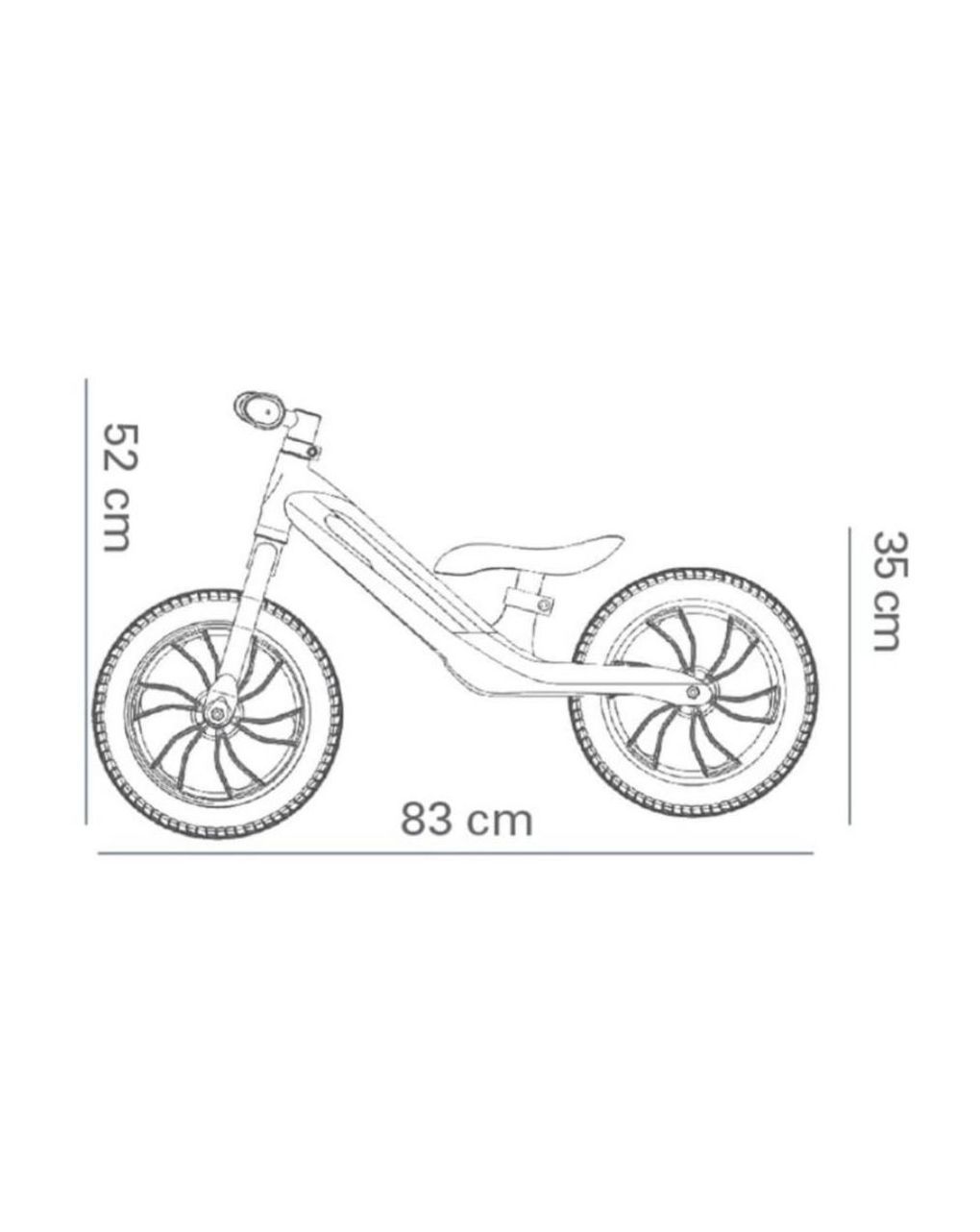 Qplay racer air ποδήλατο ισορροπίας μαύρο 01-1212055-01 - QPLAY