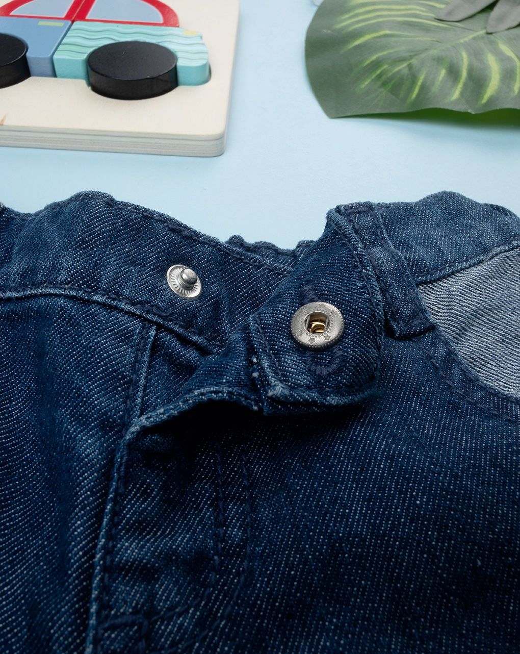 βρεφική τζιν βερμούδα μπλε desert για αγόρι - Prénatal