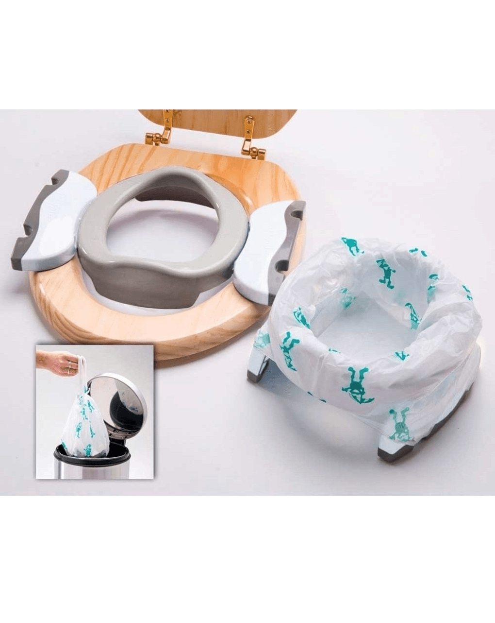 Potette plus γιογιό grey-white - Potette Plus