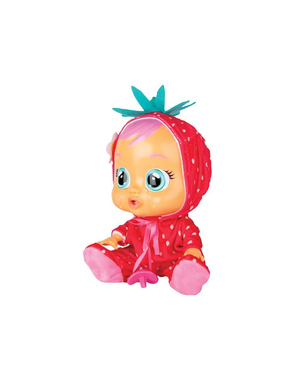 Cry babies κλαψουλίνια tutti frutti ella διαδραστική κούκλα φράουλα 4104-93812 - Cry Babies