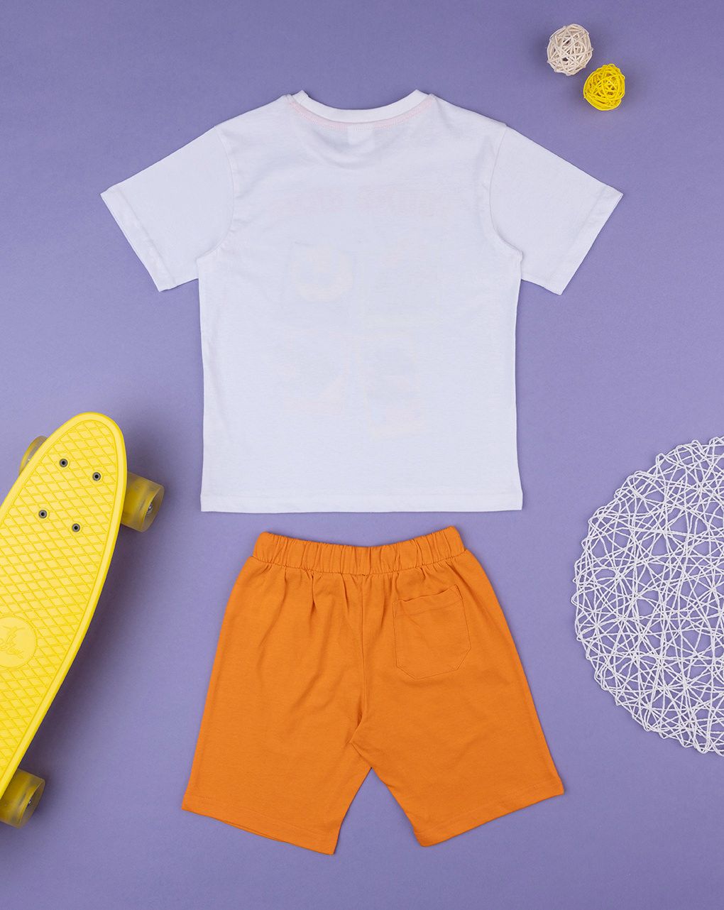 παιδικό σετ t-shirt και σορτσάκι young gang για αγόρι - Prénatal
