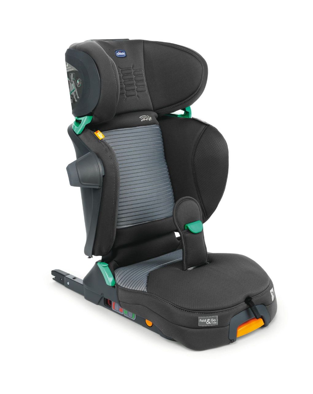 Chicco κάθισμα αυτοκινήτου fold & go i-size (100-150cm) graphite air - Chicco