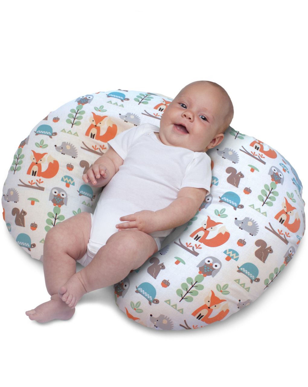 Chicco μαξιλάρι θηλασμού boppy 3 σε 1 modern woodland - Boppy