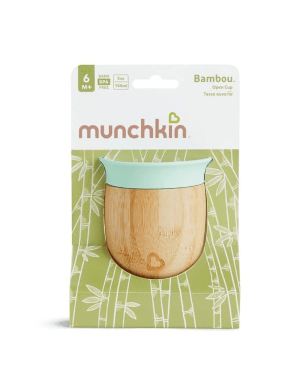 Munchkin εκπαιδευτικό ποτηράκι 150ml bambou cup 6m+ 90039 - Munchkin
